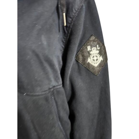 Vintage Polo Ralph Lauren Jacket Mens Large Blue Zip-Up Naval Anchor Patch RL - Picture 8 of 9